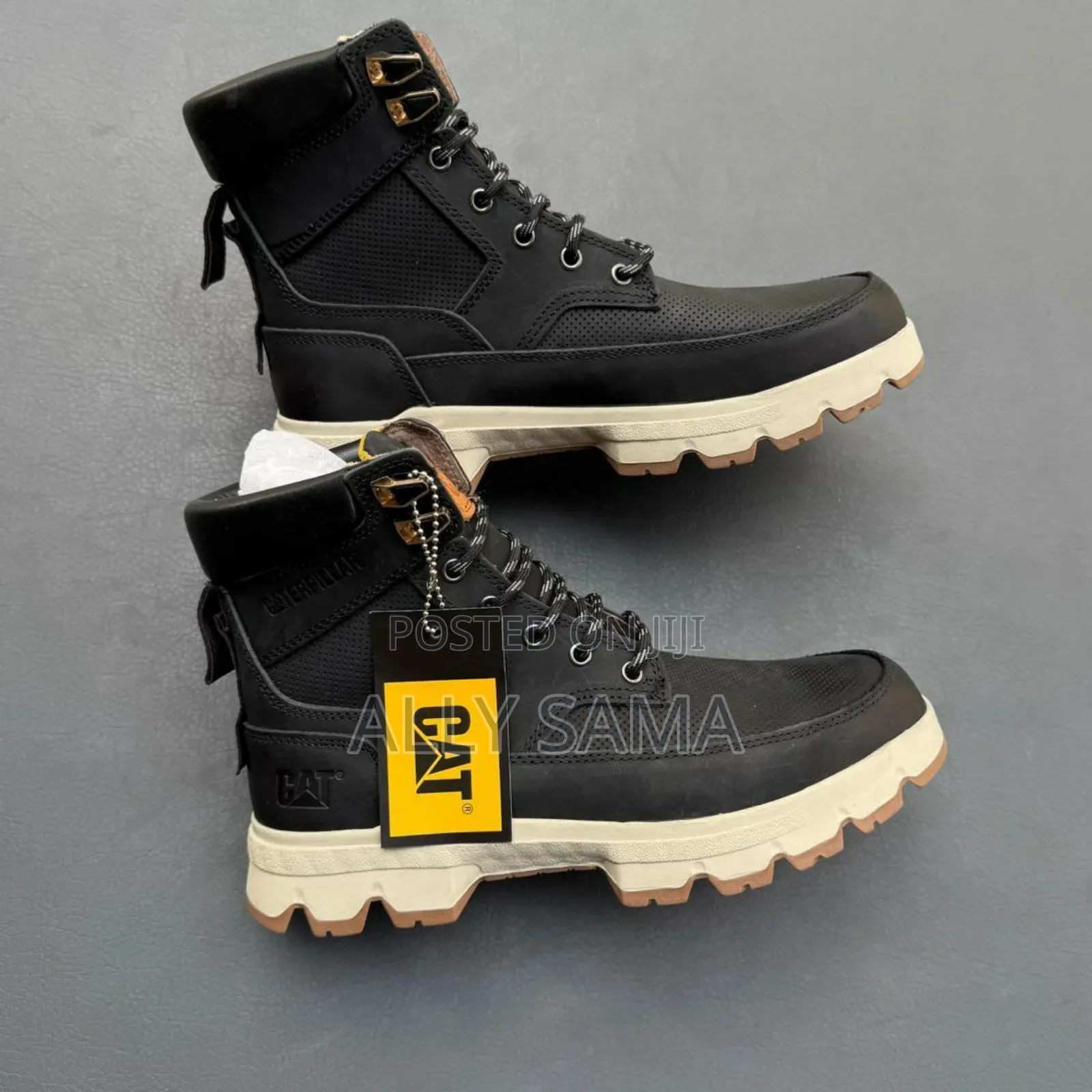 Mens Boots Caterpillar Pure Leather