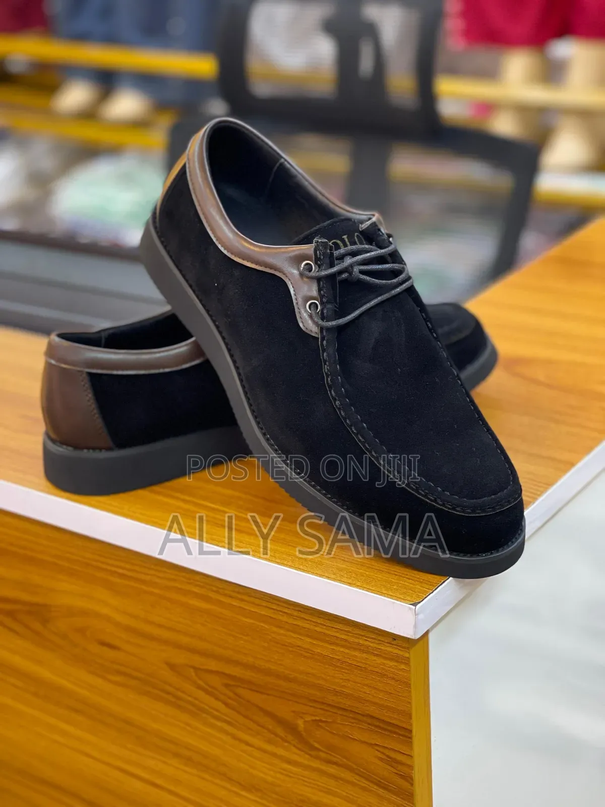 Men's Shoes Official Polo Material Suede