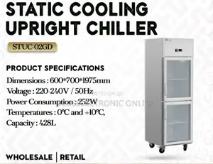 *Stuc-02gd* *Static Cooling Upright Chiller*