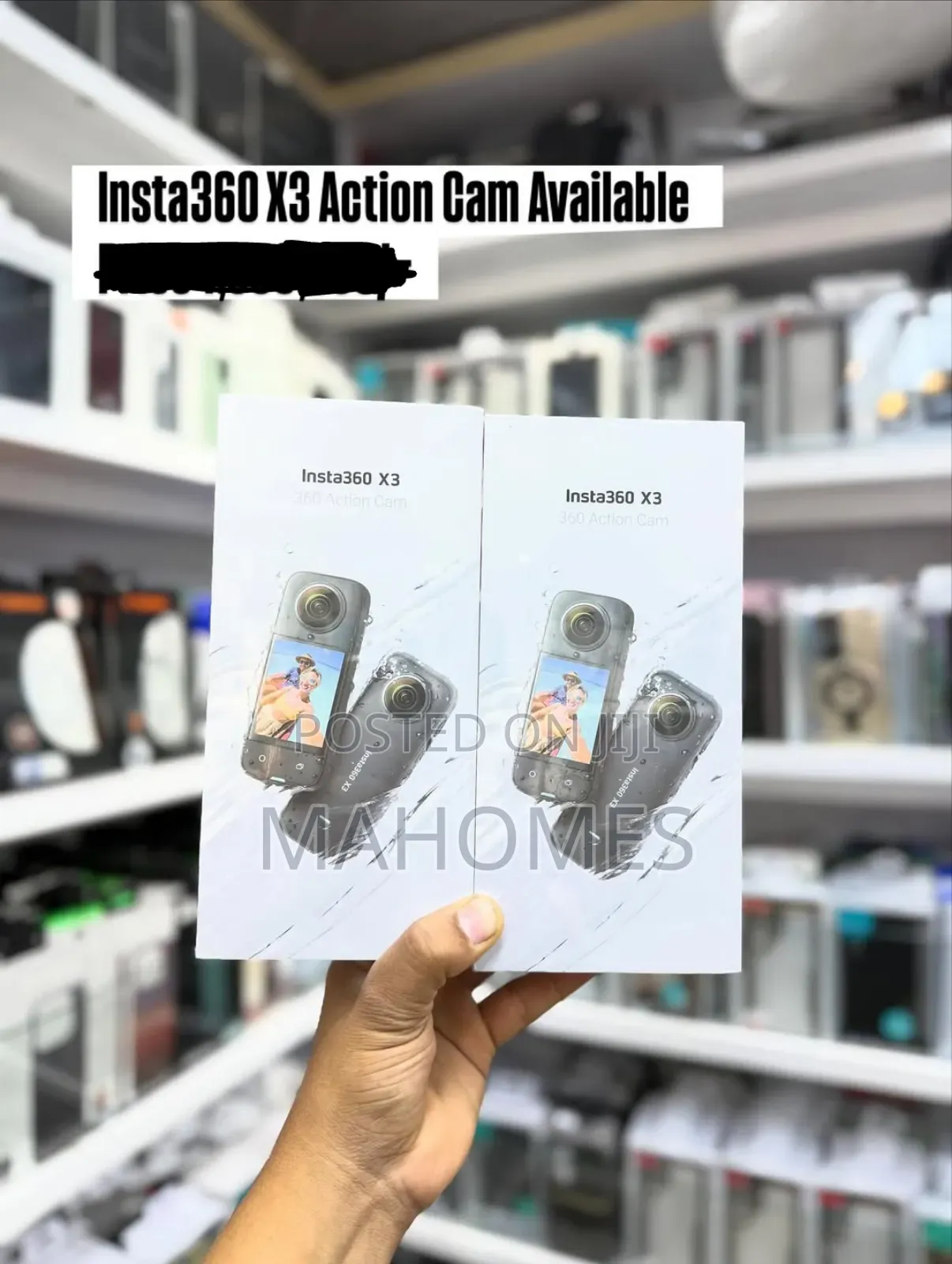 Insta 360 X3 Action Cam Available