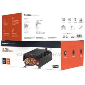 Porodo Lifestyle 12" Pizza Outdoor Oven - Black