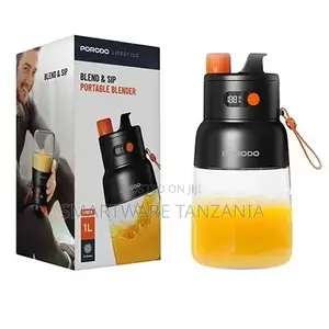 Porodo Lifestyle Blend Sip Portable Blender - Black/Orange