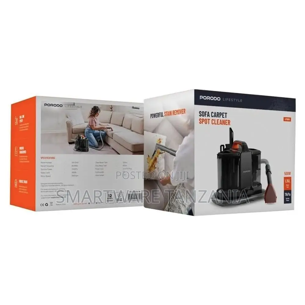 Porodo Lifestyle Sofa Carpet Spot Cleaner - Black