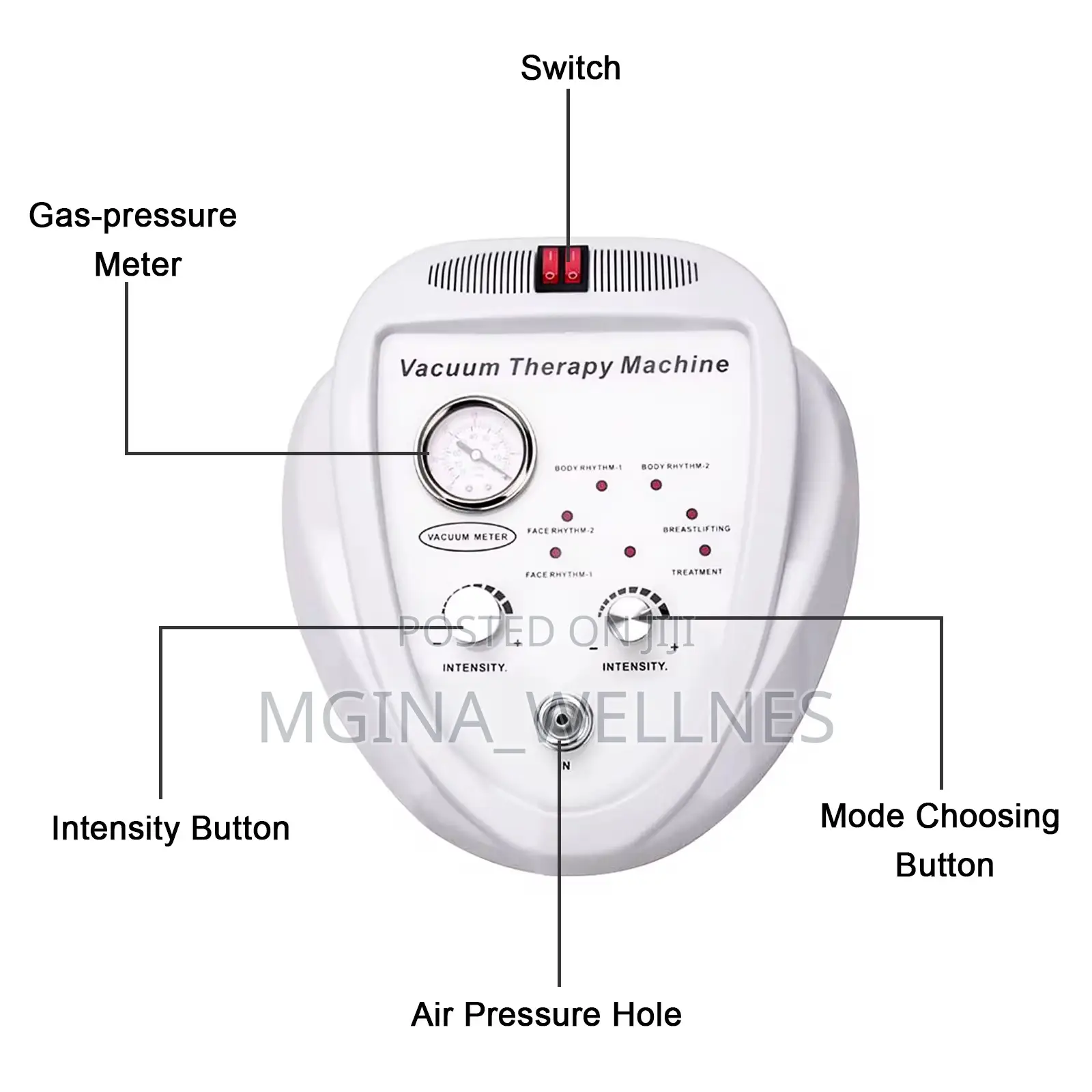 Vacuum Therapy Buttocks,Hips,Legs Lifting Machine