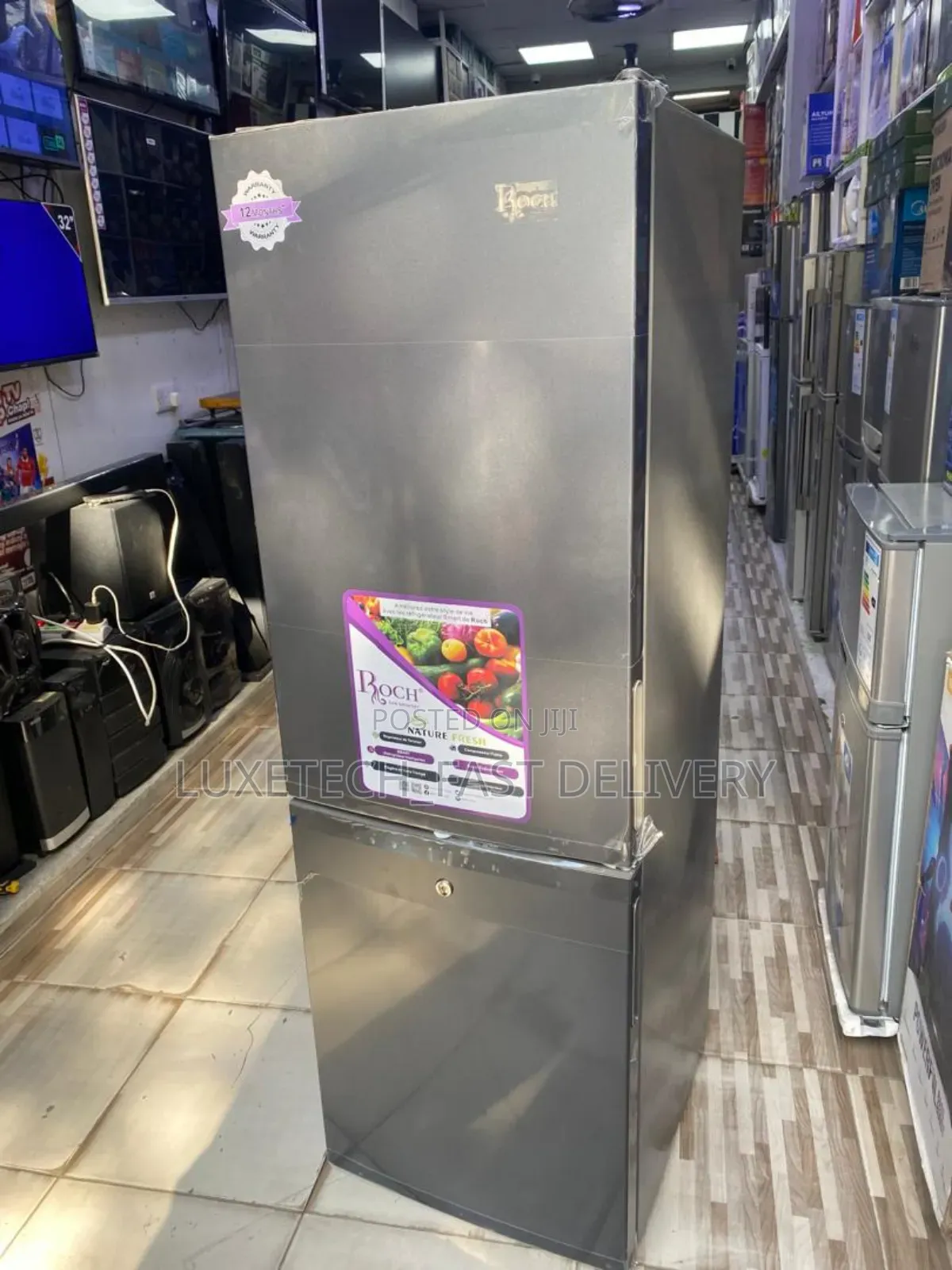 Roch Refrigerator 157l Bottom Freezer (Freezer Chini)