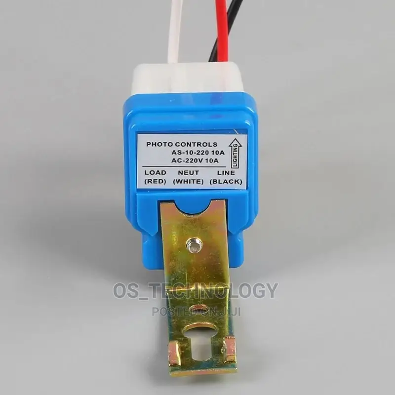 AUTO PHOTOSWITCH SENSOR.Mchana OFF Na Usiku ON Yenyewe Auto.