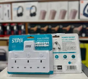 Winning Star 3 Way 3 Switch Adapter Outlet Extender Socket