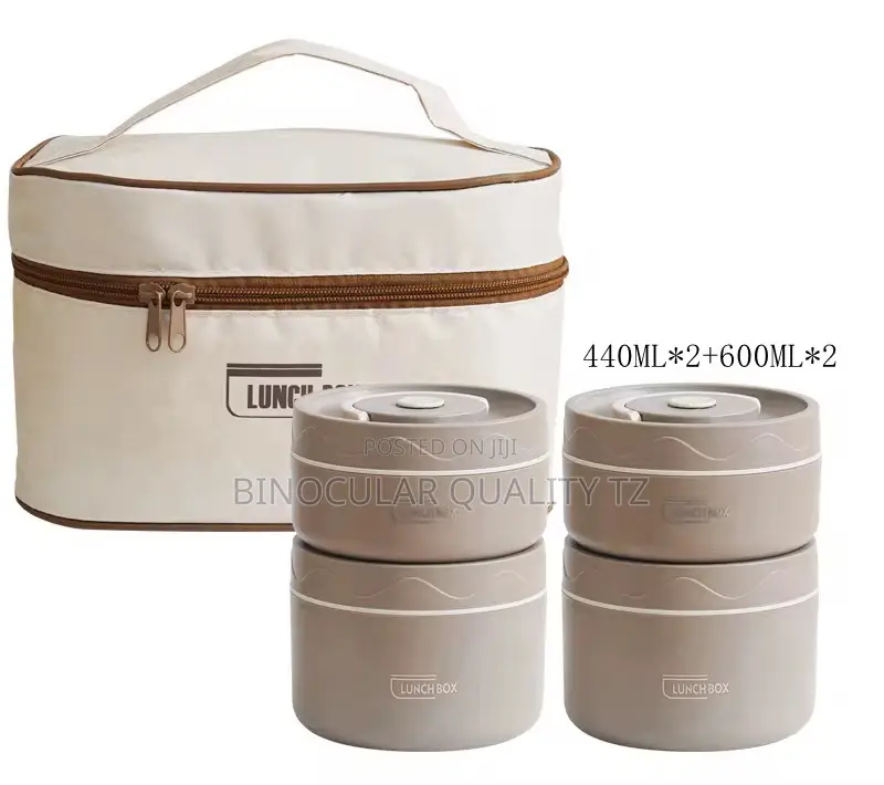 Pieces Portable Insulated Lunch Box