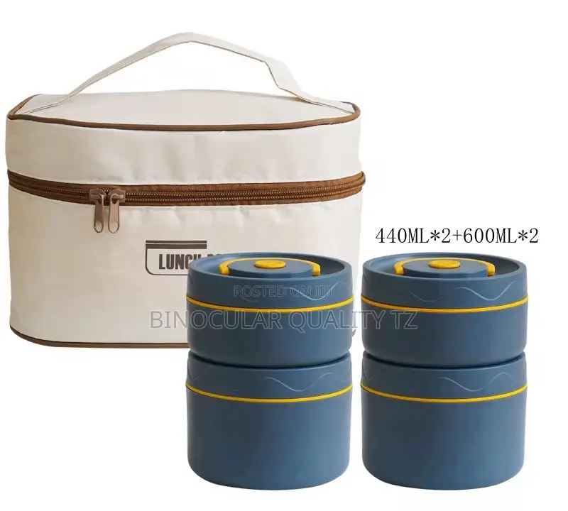 Pieces Portable Insulated Lunch Box