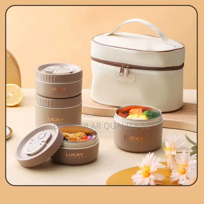 Lunch Box Set With Bag