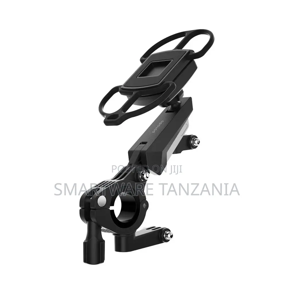 Porodo 360° Rotatable Bike Phone Mount - Black