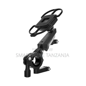 Porodo 360° Rotatable Bike Phone Mount - Black