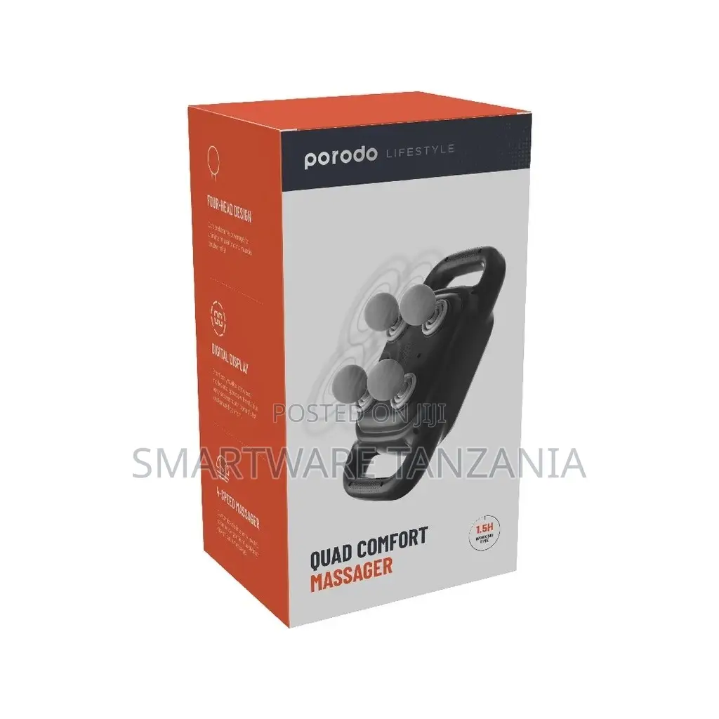Porodo Lifestyle Quad Comfort Massager - Black
