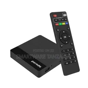 Porodo Android Tv Box Video Streaming - Black
