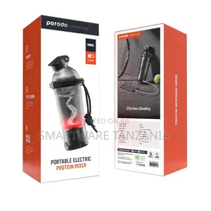 Porodo Lifestyle Portable Electric Protein Mixer- Black