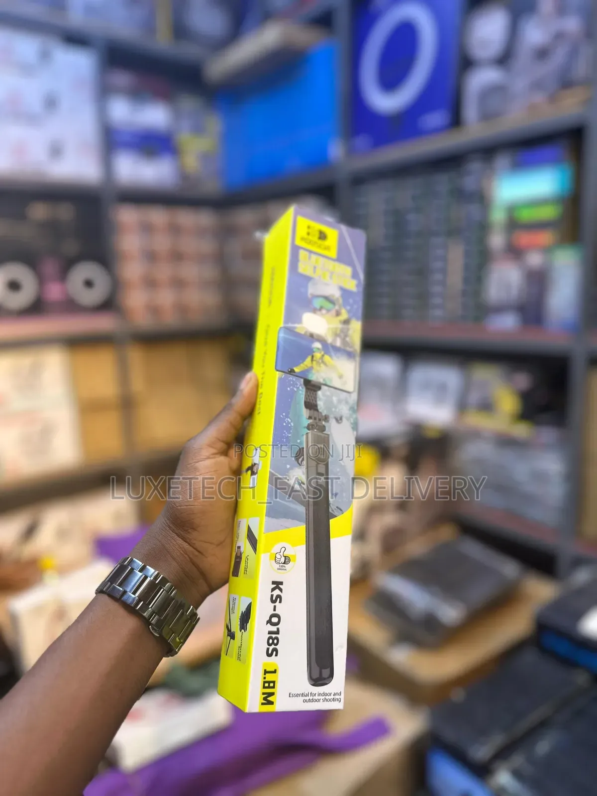 Ks-Q185 Integrated Phone Tripod and Selfie Stick
