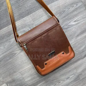 Unisex Bag Material Leather Color Brown