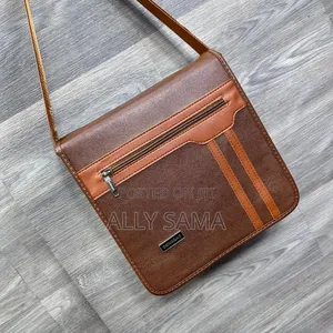 Unisex Bag Material Leather Color Brown