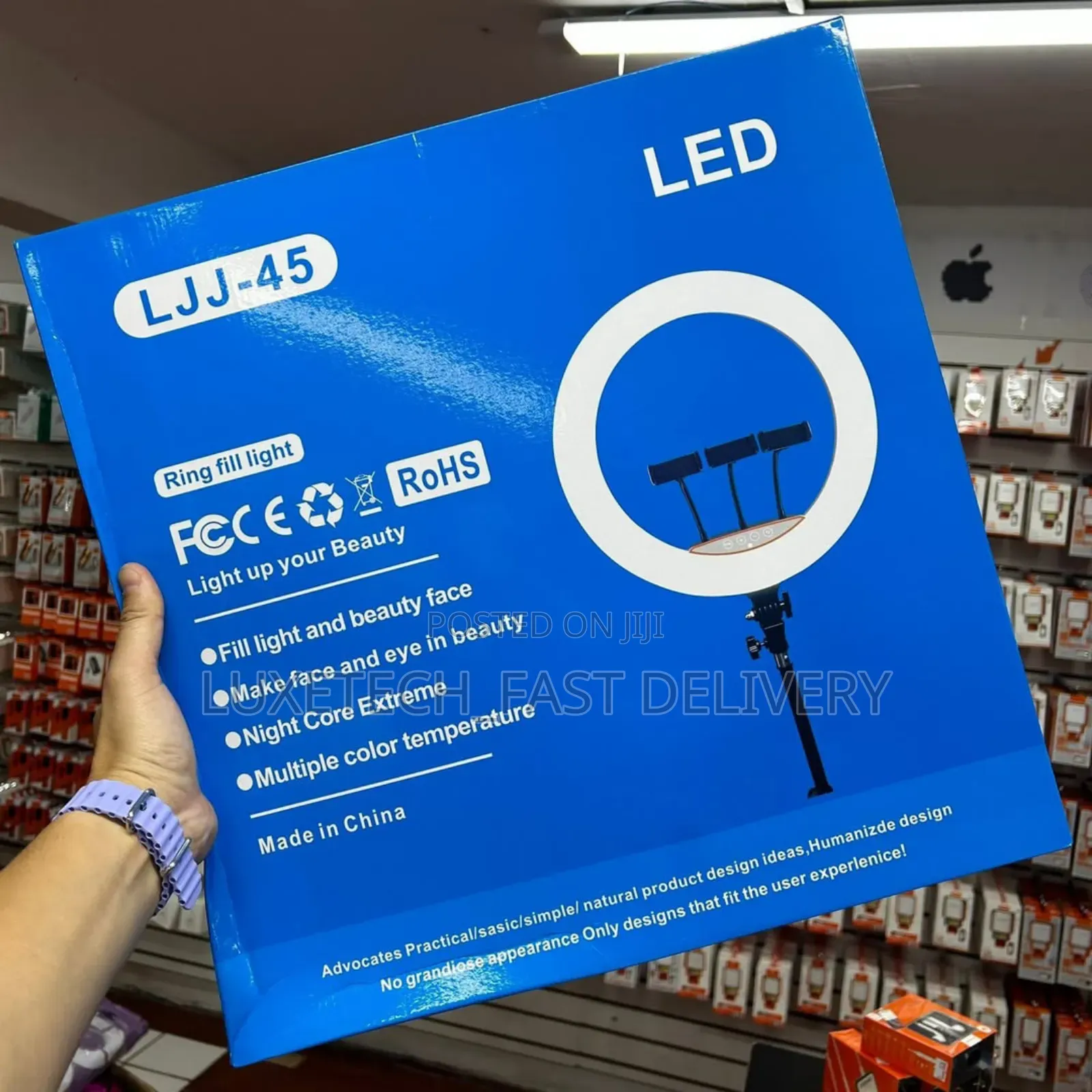 Generic LJJ-45 Led Ring Fill Light 18" for Content / Makeup Artists