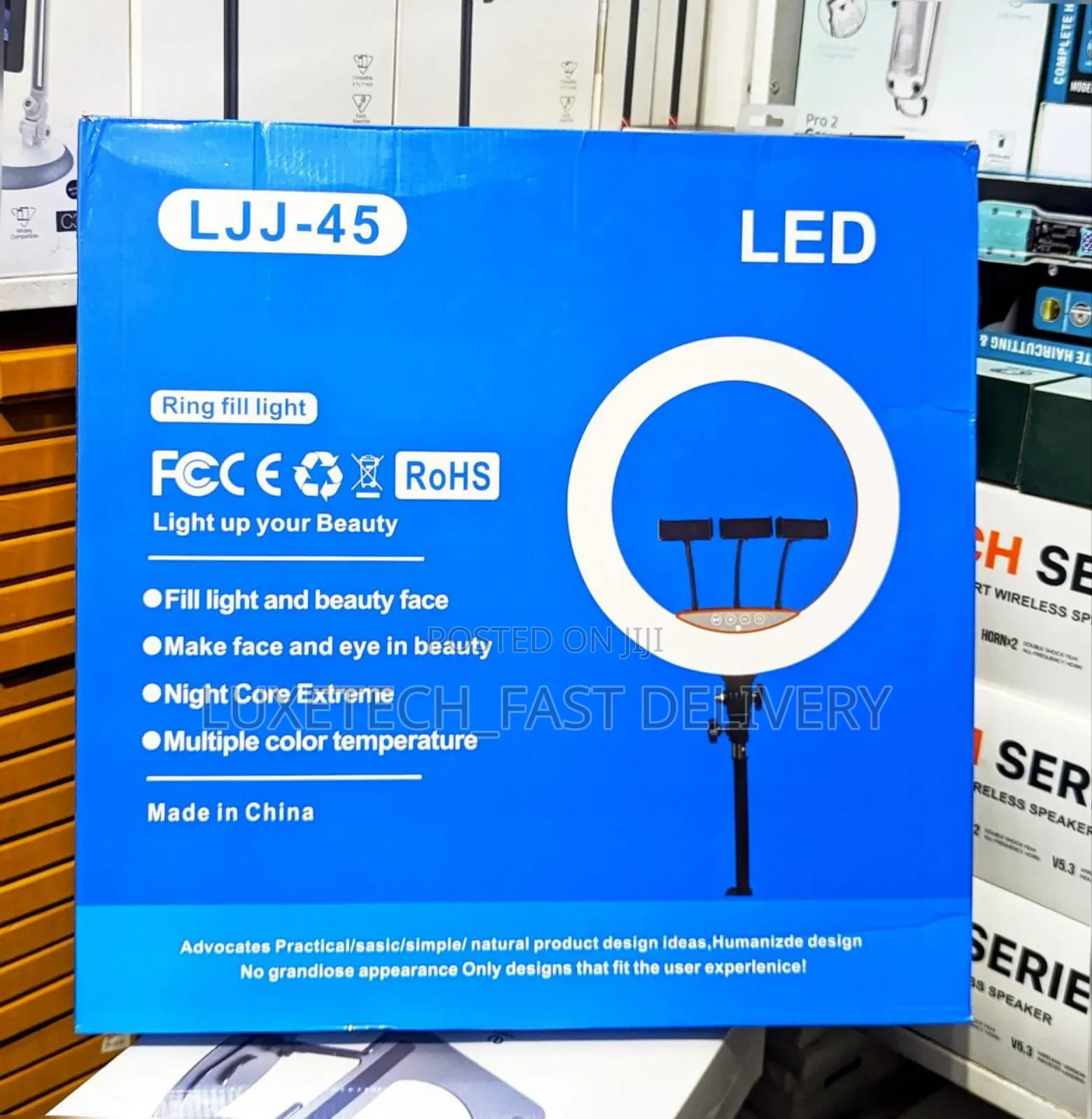 Generic LJJ-45 Led Ring Fill Light 18" for Content / Makeup Artists