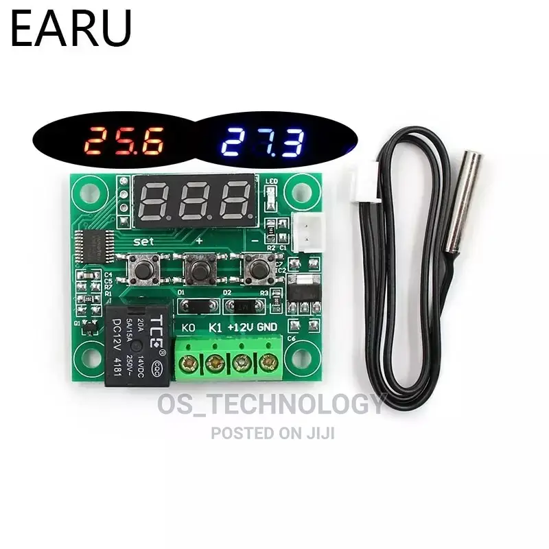 New Digital Temperature Controller 12V.Incubator,Friji, N.K