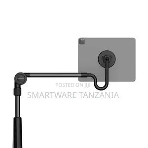 Porodo Lazy Man Stand With Magnetic Suction 92cm - Black