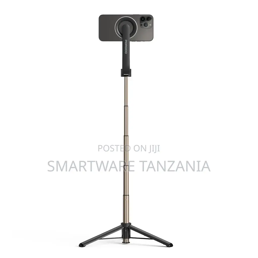 Porodo Selfie Stick 64.5cm Extendable Tripod Remote Control