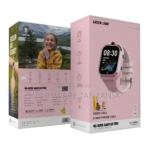 Pink 4g Kids GPS Smart Watch With Setracker 2 App