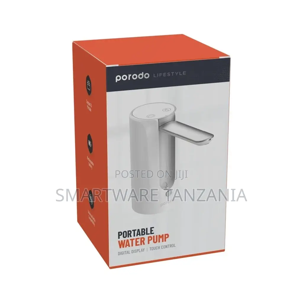 Porodo Portable Water Pump Digital Display and Touch Control