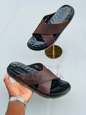 Men's Sandals Clark's Brown Pure Leather