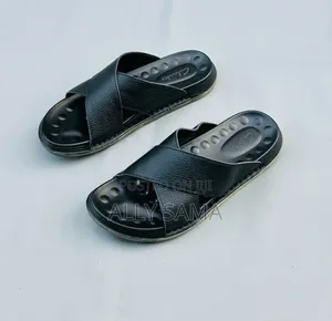 Men's Sandals Clark's Full Black Material Pure Leather