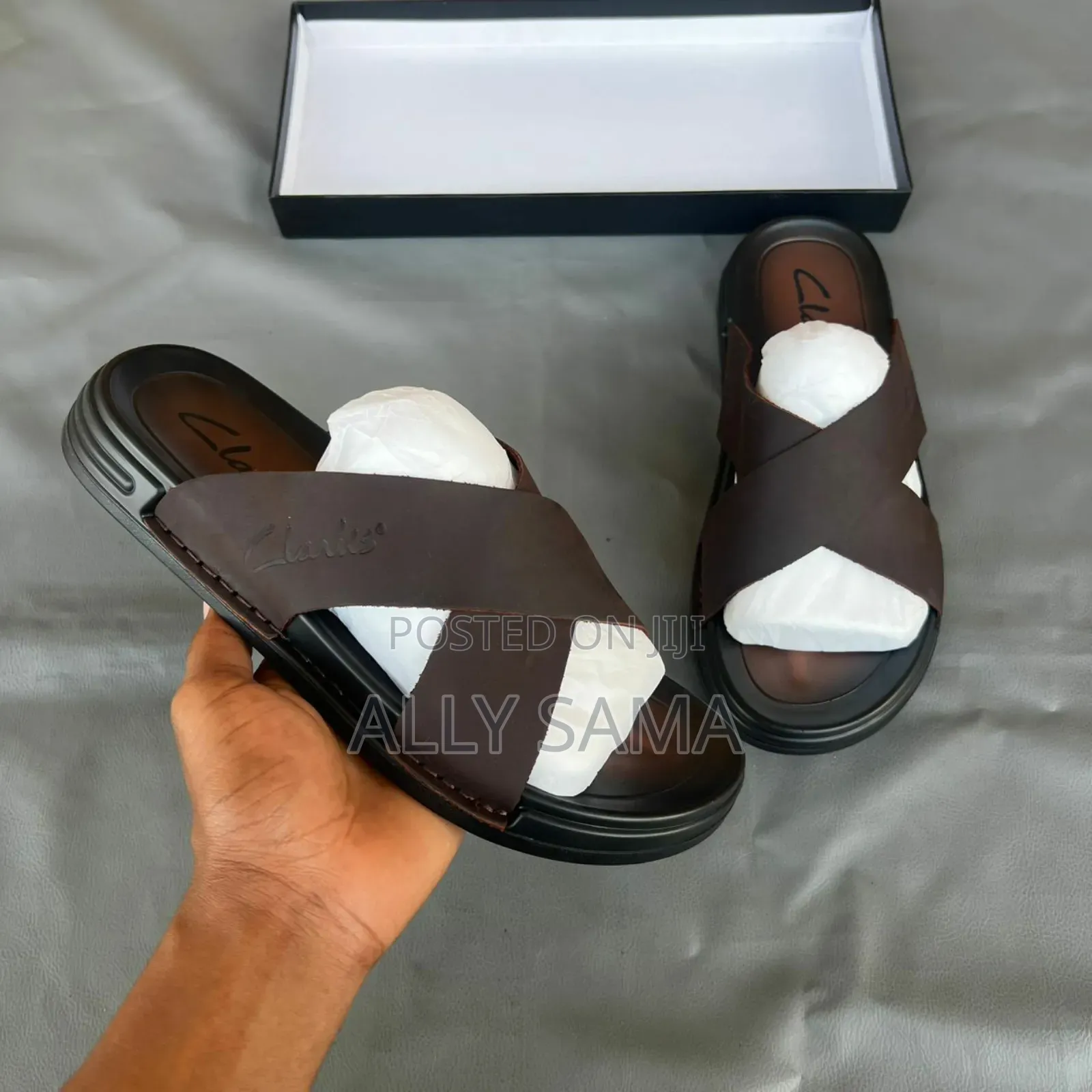 Men's Sandals New Design Clark's Material Pure Leather