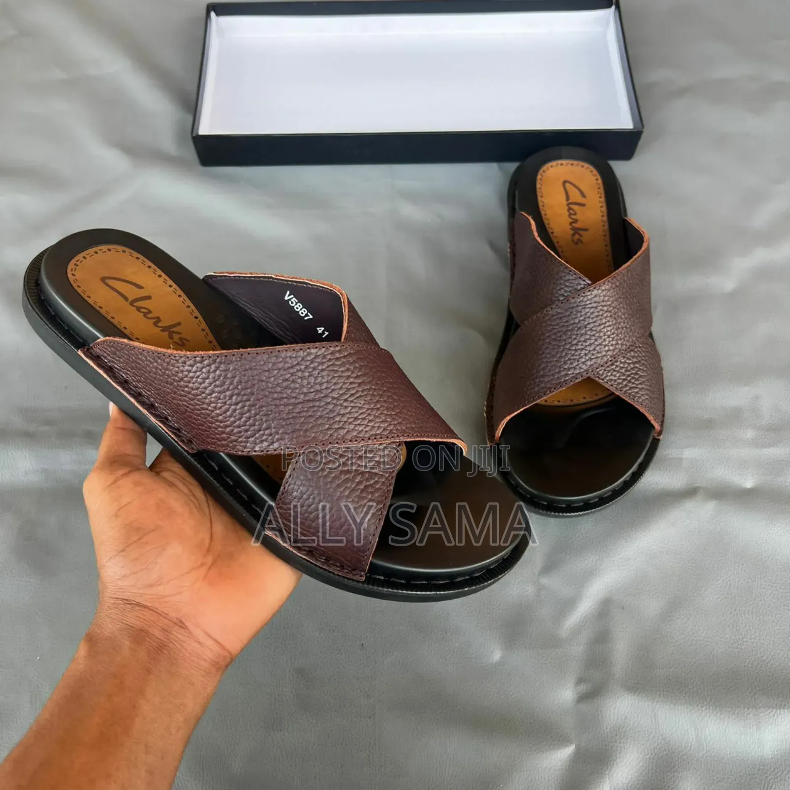 Men's Sandals New Design Clark's Material Pure Leather