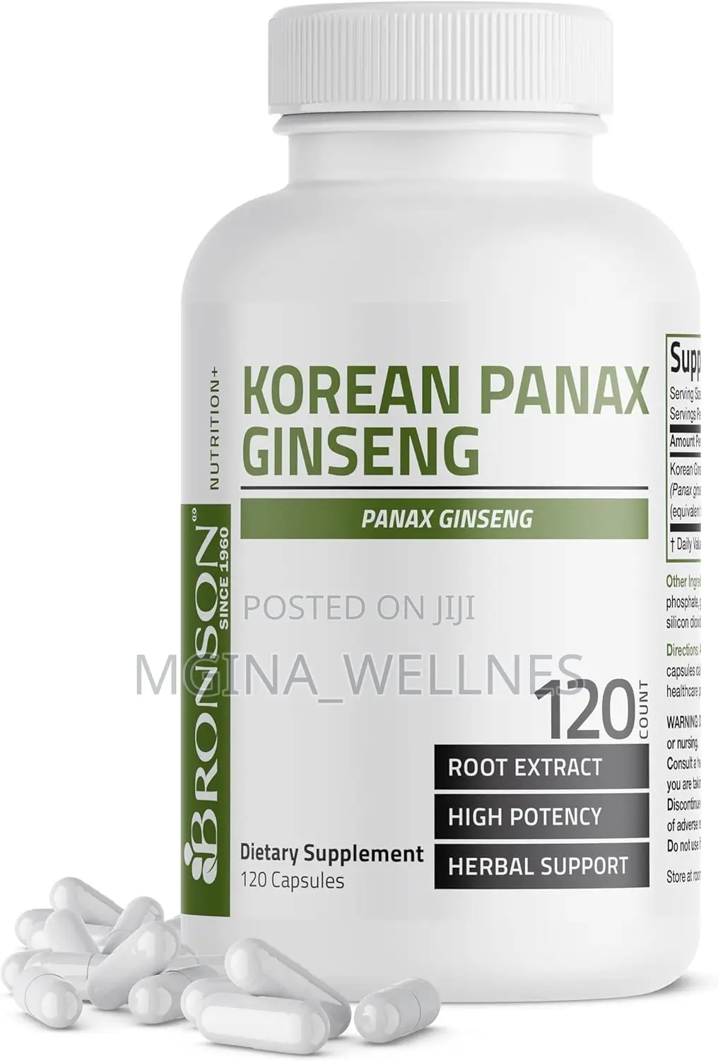 Korean Panax Ginseng Supports Energy, Endurance Vitality