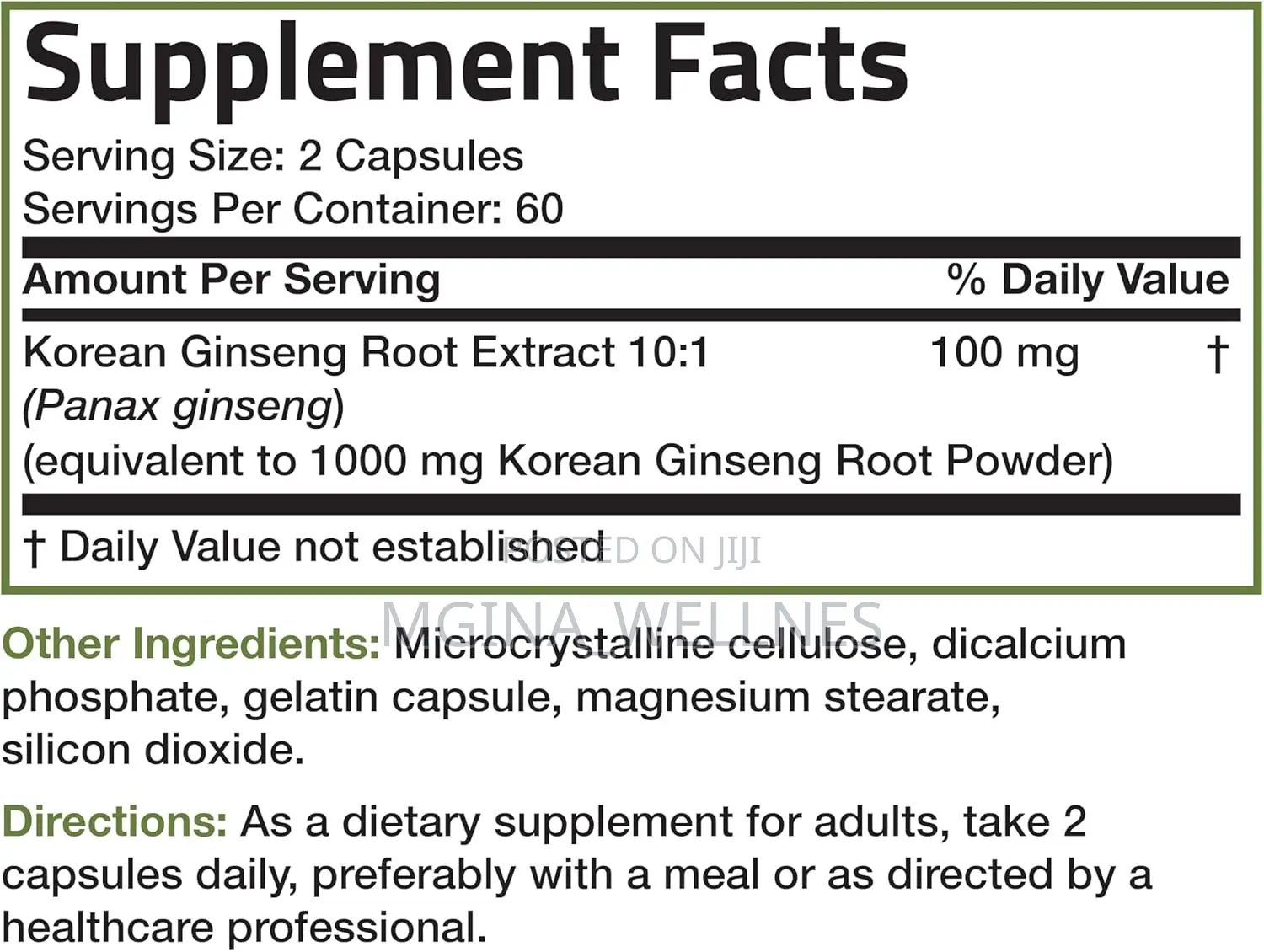 Korean Panax Ginseng Supports Energy, Endurance Vitality