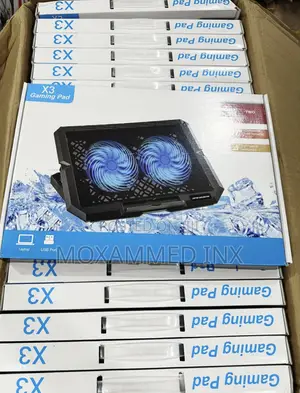 X3 Cooling Pad Double Fan