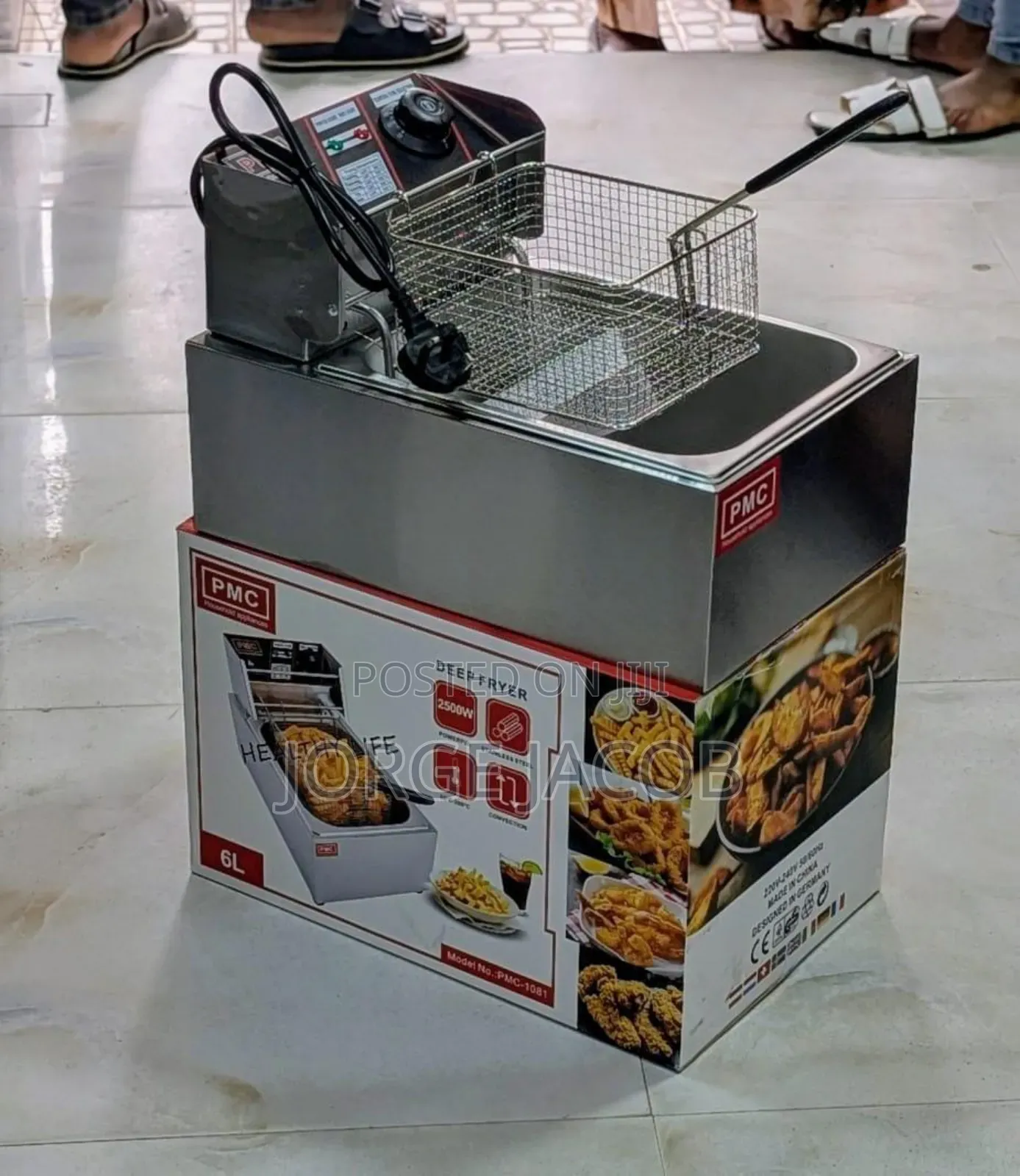Pmc Deep Fryer 6l (Model No: Pmc-1081).