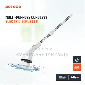 Porodo Ipx6 Electric Spin Scrubber Cleaning Kit - White