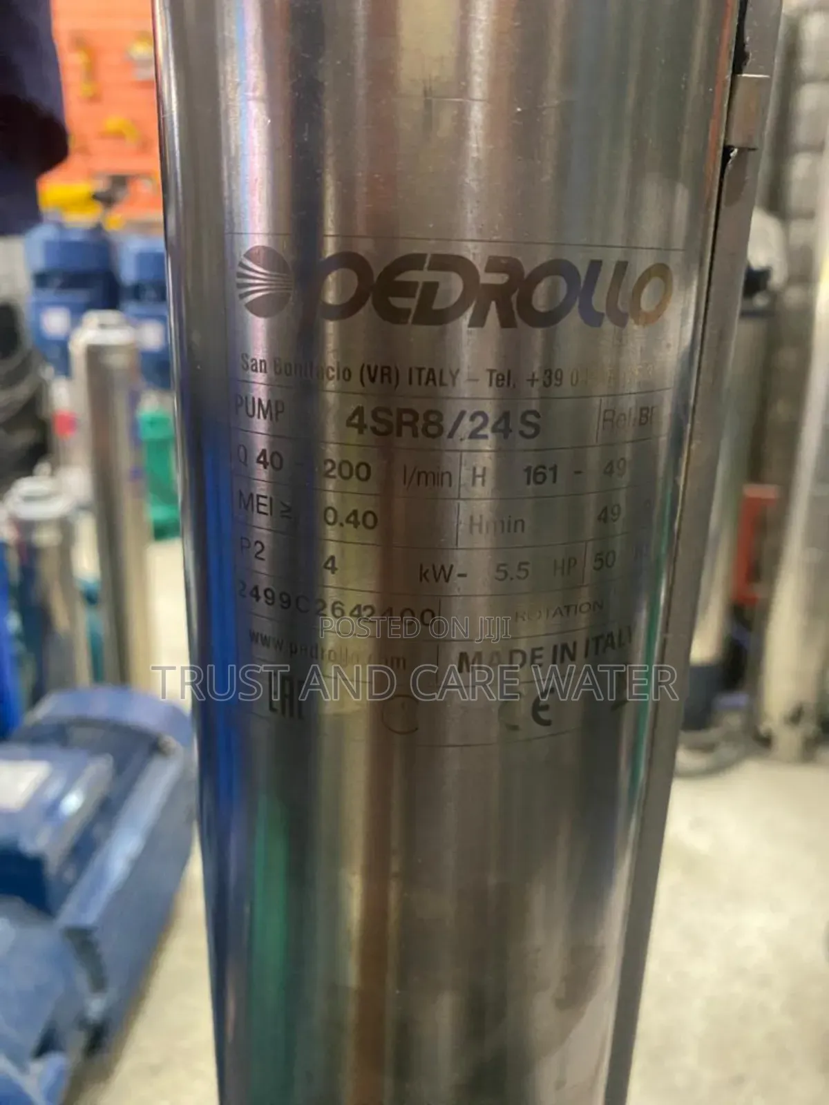Pedrollo Submersible Hp5.5 (4sr8/24s)