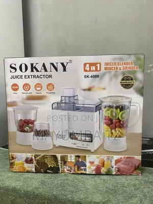 Photo - Sokany Juicer Blender Mincer Grinder(4in1)
