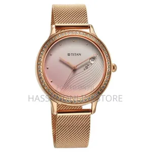 Titan Purple Glam It Up Pink Dial Analog Watch for Women