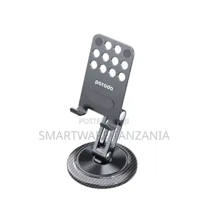 Porodo Carbon Fiber 360% Rotate Phone Stand - Grey