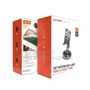 Porodo Carbon Fiber 360% Rotate Phone Stand - Grey