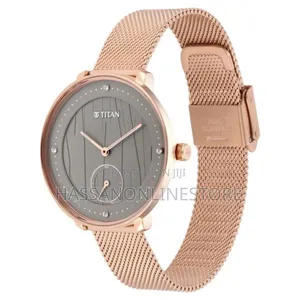 Titan Workwear Black Dial Women Watch