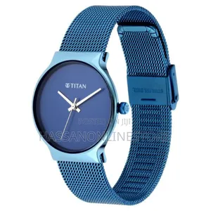 Titan Slimline Blue Dial Analog Watch for Women