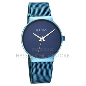 Titan Slimline Blue Dial Analog Watch for Women