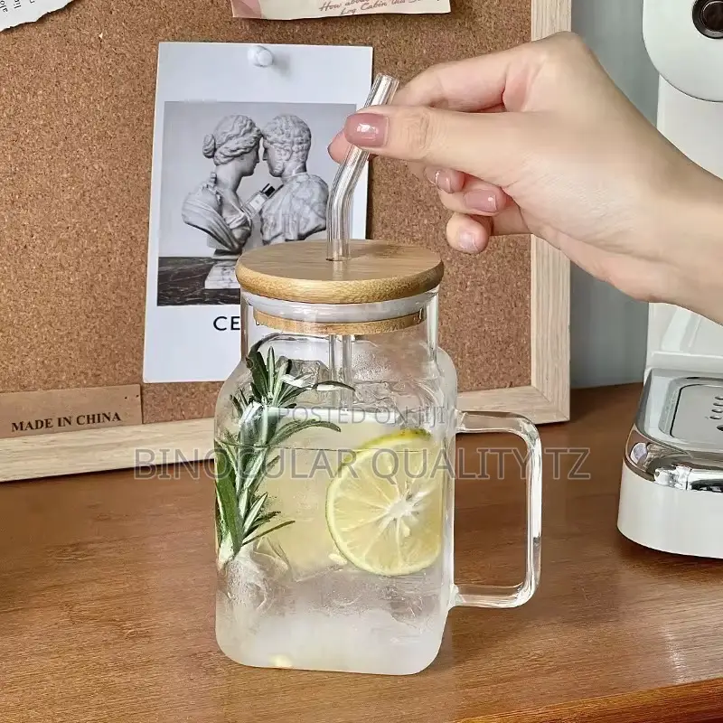 Milk Tea Juice Cup Glass 2pcs