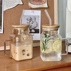 Milk Tea Juice Cup Glass 2pcs