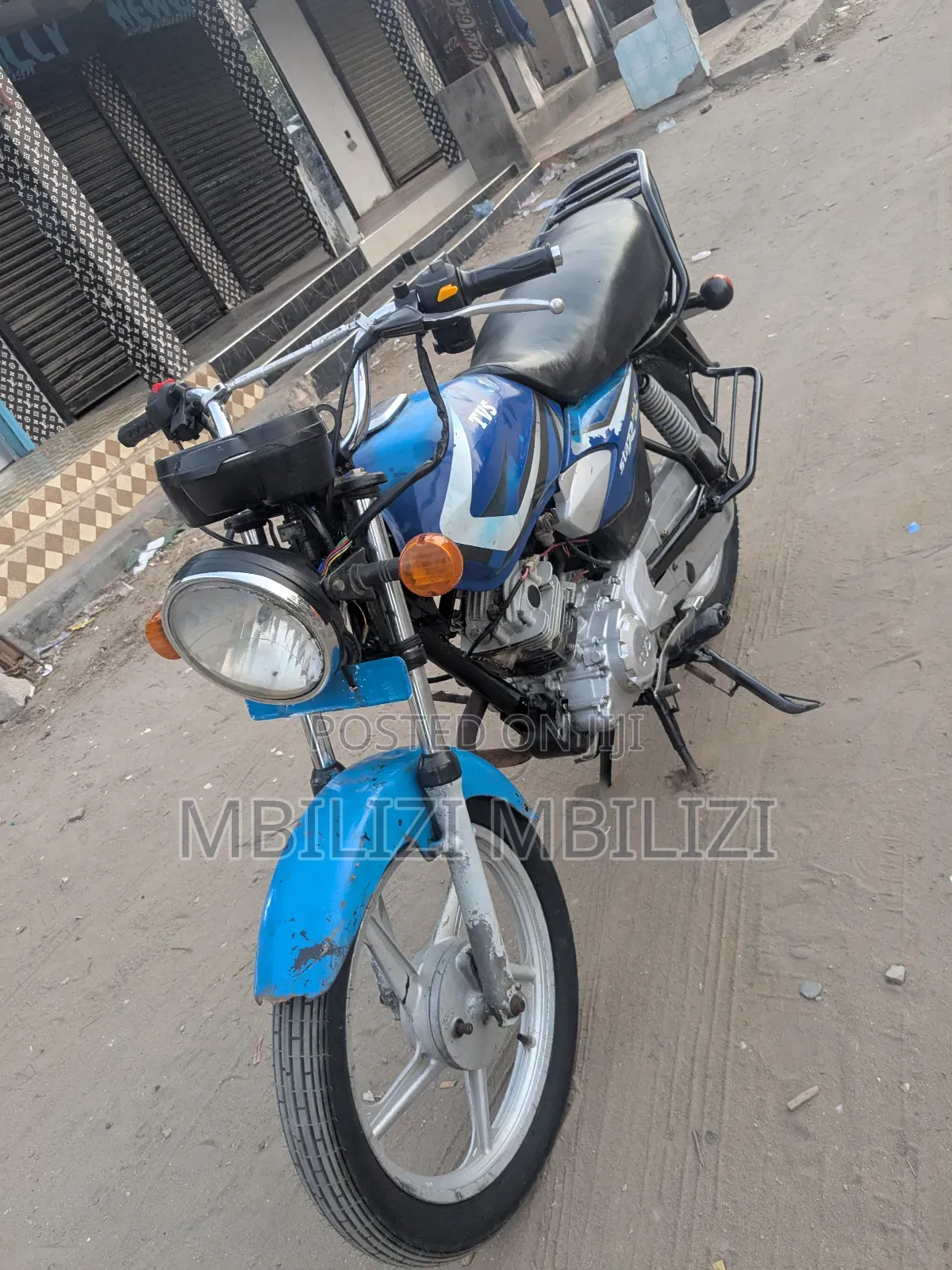TVS HLX 125 2023 Blue