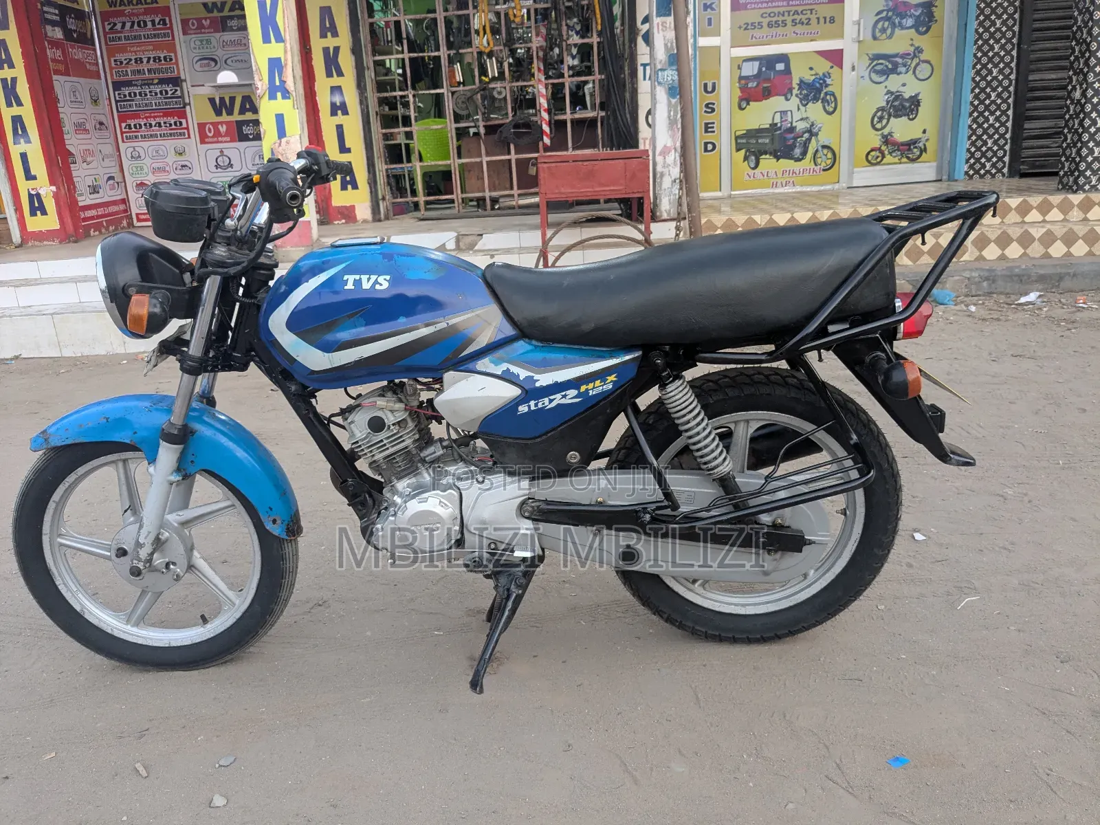 TVS HLX 125 2023 Blue